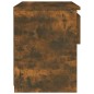Nachttische 2 Stk. Räuchereiche 40x30x39 cm Holzwerkstoff Nachttische 2 Stk. Räuchereiche 40x30x39 cm Holzwerkstoff