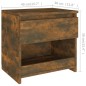 Nachttische 2 Stk. Räuchereiche 40x30x39 cm Holzwerkstoff Nachttische 2 Stk. Räuchereiche 40x30x39 cm Holzwerkstoff