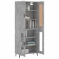 Highboard Betongrau 69,5x34x180 cm Holzwerkstoff Highboard Betongrau 69,5x34x180 cm Holzwerkstoff