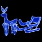 Weihnachtsbeleuchtung Rentier und Schlitten mit Mesh 432 LEDs Weihnachtsbeleuchtung Rentier und Schlitten mit Mesh 432 LEDs