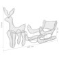 Weihnachtsbeleuchtung Rentier und Schlitten mit Mesh 432 LEDs Weihnachtsbeleuchtung Rentier und Schlitten mit Mesh 432 LEDs