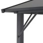 Gartenpavillon mit Dach Aluminium 4×3×2,6 m Schwarz Gartenpavillon mit Dach Aluminium 4×3×2,6 m Schwarz