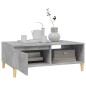 Couchtisch Betongrau 90x60x35 cm Holzwerkstoff Couchtisch Betongrau 90x60x35 cm Holzwerkstoff