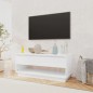 TV-Schrank Hochglanz-Weiß 102x41x44 cm Holzwerkstoff TV-Schrank Hochglanz-Weiß 102x41x44 cm Holzwerkstoff