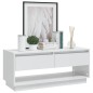TV-Schrank Hochglanz-Weiß 102x41x44 cm Holzwerkstoff TV-Schrank Hochglanz-Weiß 102x41x44 cm Holzwerkstoff