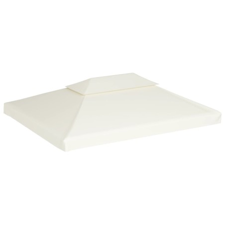 vidaXL Pavillon-Dachplane Ersatzdach 310 g/m² Cremeweiß 3x4 m