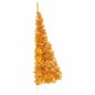 Künstlicher Halb-Weihnachtsbaum mit Ständer Gold 210 cm PVC Künstlicher Halb-Weihnachtsbaum mit Ständer Gold 210 cm PVC
