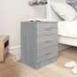 vidaXL Nachttische 2 Stk. Grau Sonoma 38x35x56 cm Holzwerkstoff vidaXL Nachttische 2 Stk. Grau Sonoma 38x35x56 cm Holzwerkstoff