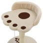 Katzen-Kratzbaum Sisal 40 cm Beige und Braun Katzen-Kratzbaum Sisal 40 cm Beige und Braun