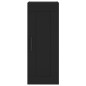Highboard Schwarz 34,5x34x180 cm Holzwerkstoff Highboard Schwarz 34,5x34x180 cm Holzwerkstoff