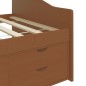 vidaXL Tagesbett 3-Sitzer Schubladen Honigbraun Kiefernholz 90x200 cm vidaXL Tagesbett 3-Sitzer Schubladen Honigbraun Kiefernholz 90x200 cm