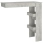 Wand-Bartisch Betongrau 102x45x103,5 cm Holzwerkstoff Wand-Bartisch Betongrau 102x45x103,5 cm Holzwerkstoff
