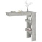 Wand-Bartisch Betongrau 102x45x103,5 cm Holzwerkstoff Wand-Bartisch Betongrau 102x45x103,5 cm Holzwerkstoff
