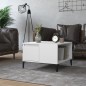 Couchtisch Weiß 55x55x36,5 cm Holzwerkstoff Couchtisch Weiß 55x55x36,5 cm Holzwerkstoff