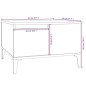 Couchtisch Weiß 55x55x36,5 cm Holzwerkstoff Couchtisch Weiß 55x55x36,5 cm Holzwerkstoff