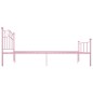 Bettgestell Rosa Metall 140×200 cm Bettgestell Rosa Metall 140×200 cm