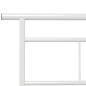 Bettgestell Weiß Metall 90x200 cm Bettgestell Weiß Metall 90x200 cm