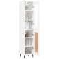 Highboard Weiß 34,5x34x180 cm Holzwerkstoff Highboard Weiß 34,5x34x180 cm Holzwerkstoff