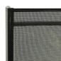 Klappbare Sonnenliege Textilene und Aluminium Schwarz Silbern Klappbare Sonnenliege Textilene und Aluminium Schwarz Silbern