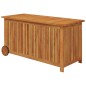 Gartentruhe mit Rollen 113x50x58 cm Massivholz Akazie Gartentruhe mit Rollen 113x50x58 cm Massivholz Akazie