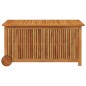 Gartentruhe mit Rollen 113x50x58 cm Massivholz Akazie Gartentruhe mit Rollen 113x50x58 cm Massivholz Akazie