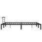 Bettgestell Schwarz Metall 140x200 cm Bettgestell Schwarz Metall 140x200 cm