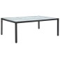 Garten-Esstisch Schwarz 200x150x74 cm Poly Rattan Garten-Esstisch Schwarz 200x150x74 cm Poly Rattan