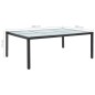 Garten-Esstisch Schwarz 200x150x74 cm Poly Rattan Garten-Esstisch Schwarz 200x150x74 cm Poly Rattan