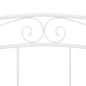 Bett Weiß Metall 140x200 cm Bett Weiß Metall 140x200 cm