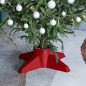 vidaXL Christbaumständer Rot 55,5x55,5x15 cm vidaXL Christbaumständer Rot 55,5x55,5x15 cm