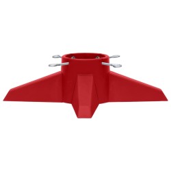 vidaXL Christbaumständer Rot 55,5x55,5x15 cm