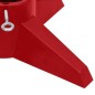 vidaXL Christbaumständer Rot 55,5x55,5x15 cm vidaXL Christbaumständer Rot 55,5x55,5x15 cm