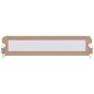 Kleinkind-Bettschutzgitter Taupe 180x42 cm Polyester Kleinkind-Bettschutzgitter Taupe 180x42 cm Polyester