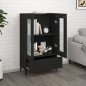 Highboard Schwarz 70x31x115 cm Holzwerkstoff Highboard Schwarz 70x31x115 cm Holzwerkstoff