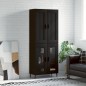 Highboard Schwarz 69,5x34x180 cm Holzwerkstoff Highboard Schwarz 69,5x34x180 cm Holzwerkstoff