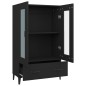 Highboard Schwarz 70x31x115 cm Holzwerkstoff Highboard Schwarz 70x31x115 cm Holzwerkstoff