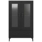 Highboard Schwarz 70x31x115 cm Holzwerkstoff Highboard Schwarz 70x31x115 cm Holzwerkstoff