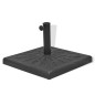 Sonnenschirmständer Quadratisch Schwarz 12 kg Sonnenschirmständer Quadratisch Schwarz 12 kg
