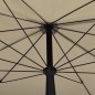 vidaXL Sonnenschirm mit Mast 200x130 cm Taupe vidaXL Sonnenschirm mit Mast 200x130 cm Taupe