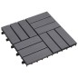 vidaXL Terrassenfliesen 10 Stk. Grau 30×30 cm Massivholz Akazie vidaXL Terrassenfliesen 10 Stk. Grau 30×30 cm Massivholz Akazie