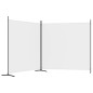 vidaXL 2-tlg. Paravent Weiß 348x180 cm Stoff vidaXL 2-tlg. Paravent Weiß 348x180 cm Stoff