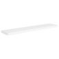 Schwebende Wandregale 2 Stk. Weiß 120x23,5x3,8 cm MDF Schwebende Wandregale 2 Stk. Weiß 120x23,5x3,8 cm MDF