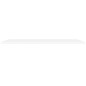 Schwebende Wandregale 2 Stk. Weiß 120x23,5x3,8 cm MDF Schwebende Wandregale 2 Stk. Weiß 120x23,5x3,8 cm MDF