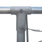 vidaXL Outdoor-Hundezwinger Verzinkter Stahl 4 x 4 x 1 m vidaXL Outdoor-Hundezwinger Verzinkter Stahl 4 x 4 x 1 m