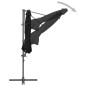 vidaXL Ampelschirm mit Stahlmast Schwarz 300 cm vidaXL Ampelschirm mit Stahlmast Schwarz 300 cm