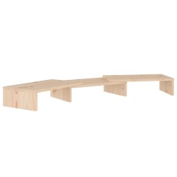 vidaXL Monitorständer 80x24x10,5 cm Massivholz Kiefer