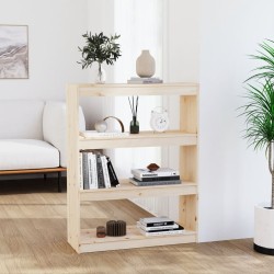 vidaXL Bücherregal Raumteiler 80x30x103,5 cm Massivholz Kiefer