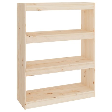 vidaXL Bücherregal Raumteiler 80x30x103,5 cm Massivholz Kiefer