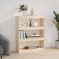 vidaXL Bücherregal Raumteiler 80x30x103,5 cm Massivholz Kiefer vidaXL Bücherregal Raumteiler 80x30x103,5 cm Massivholz Kiefer