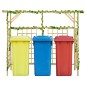 Pergola für 3 Mülltonnen Kiefernholz Imprägniert Pergola für 3 Mülltonnen Kiefernholz Imprägniert